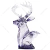 Deer Head Bust with Transparent Purple Color
