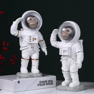 Astronaut Monkey Statue