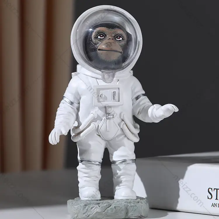 Astronaut Monkey Statue