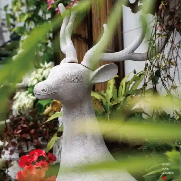 outdoor resin deer statues