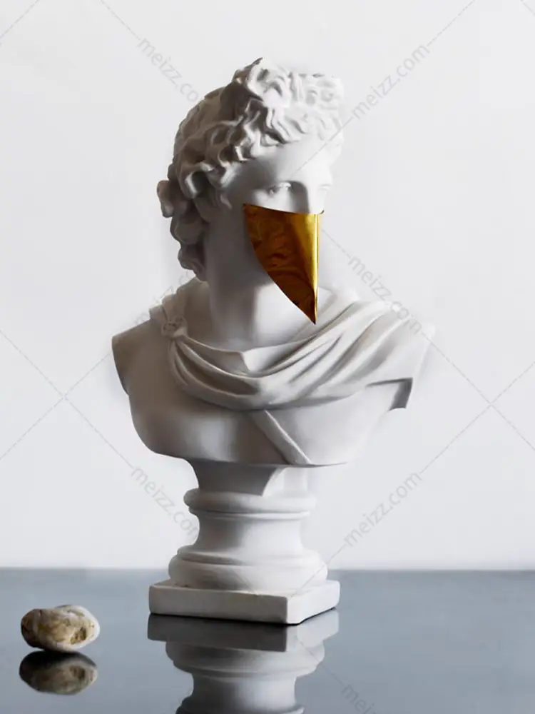 apollo statue bust