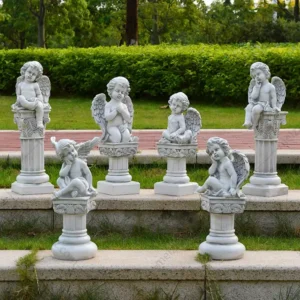 outdoor cherub statues