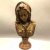 Mother Mary Bust Bronze Sculpture