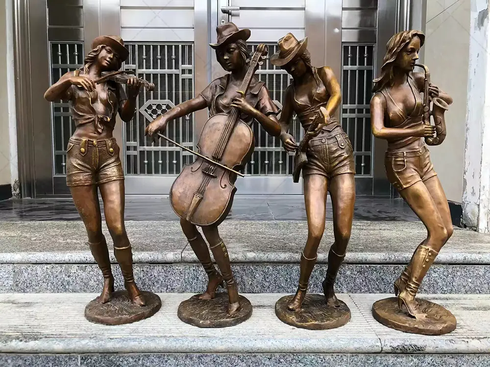 jazz band statue collection