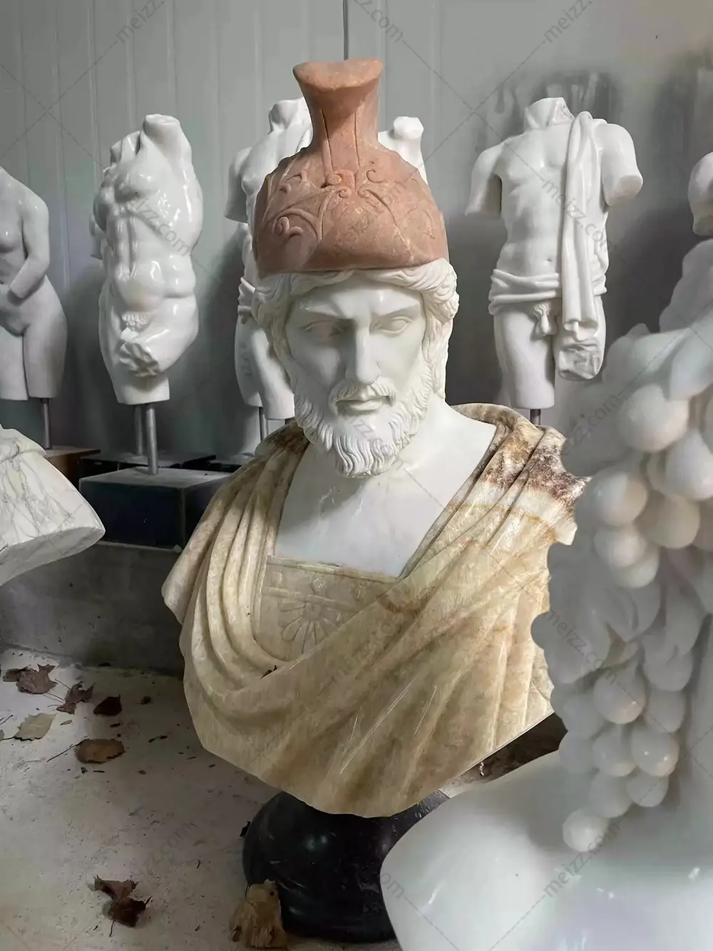 roman soldier bust