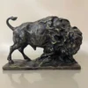 Bronze Bison Sculpture for Sale