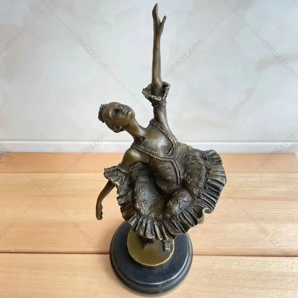 bronze ballet dancer figurines