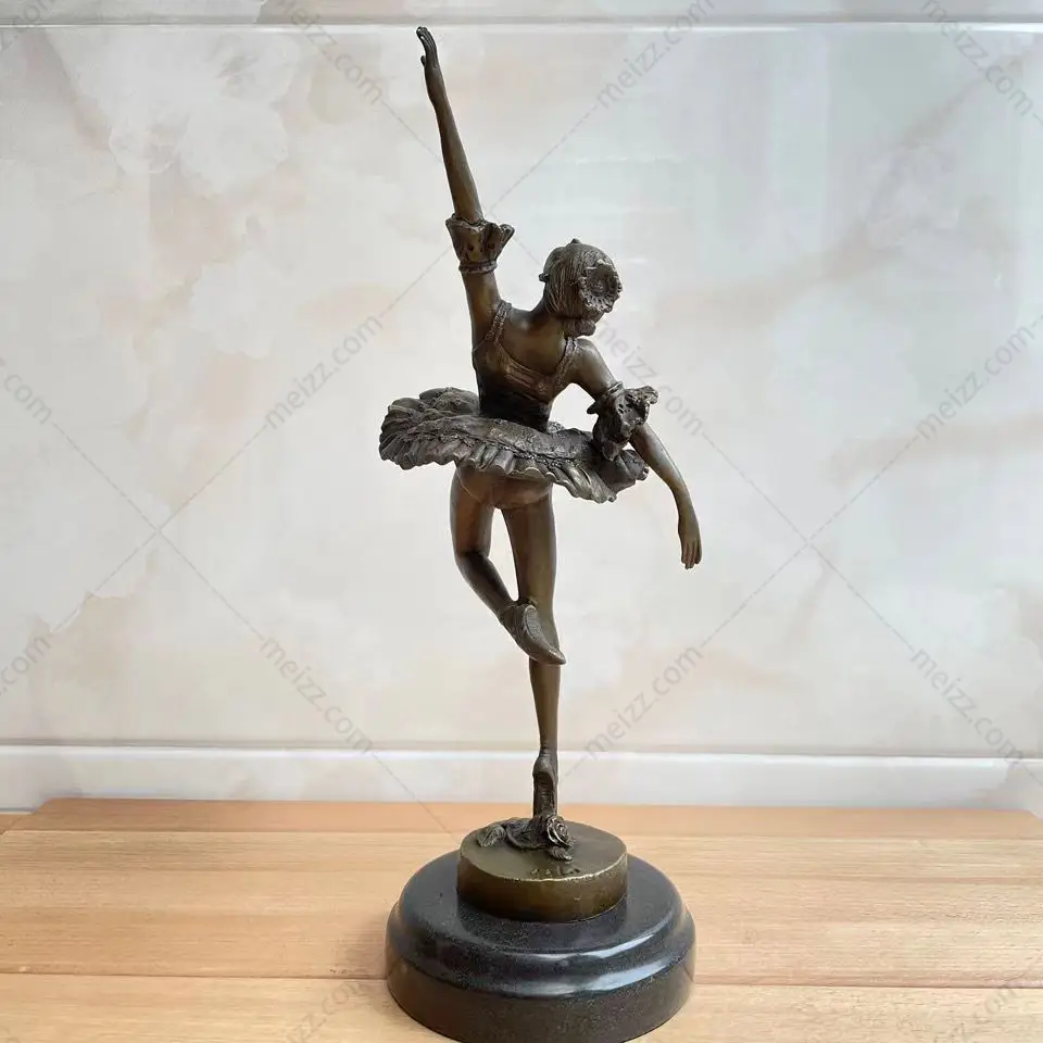 bronze ballet dancer figurines