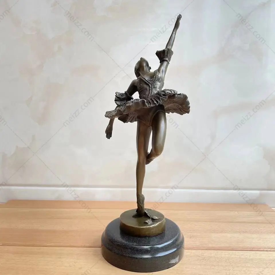 bronze ballet dancer figurines