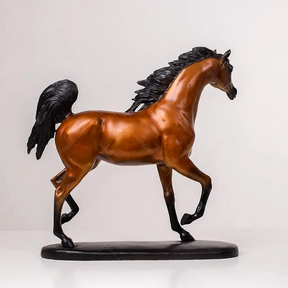 bronze arabian horse sculpture