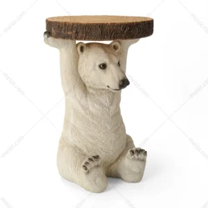bear holding table