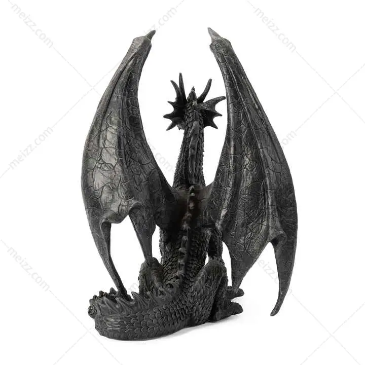 Black Dragon Sculpture