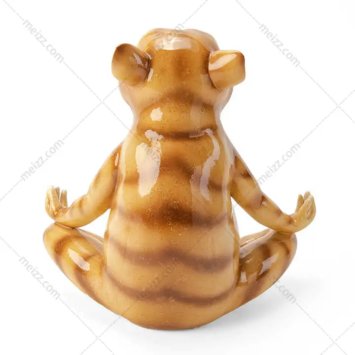 yoga cat figurine