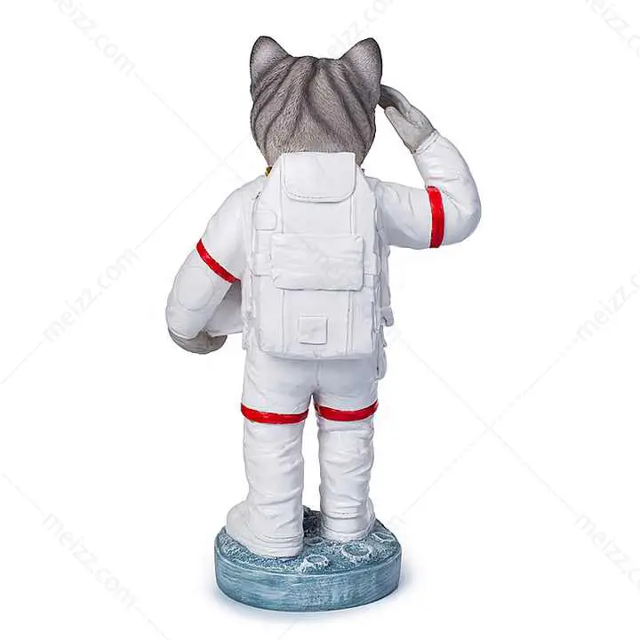 space cat statue