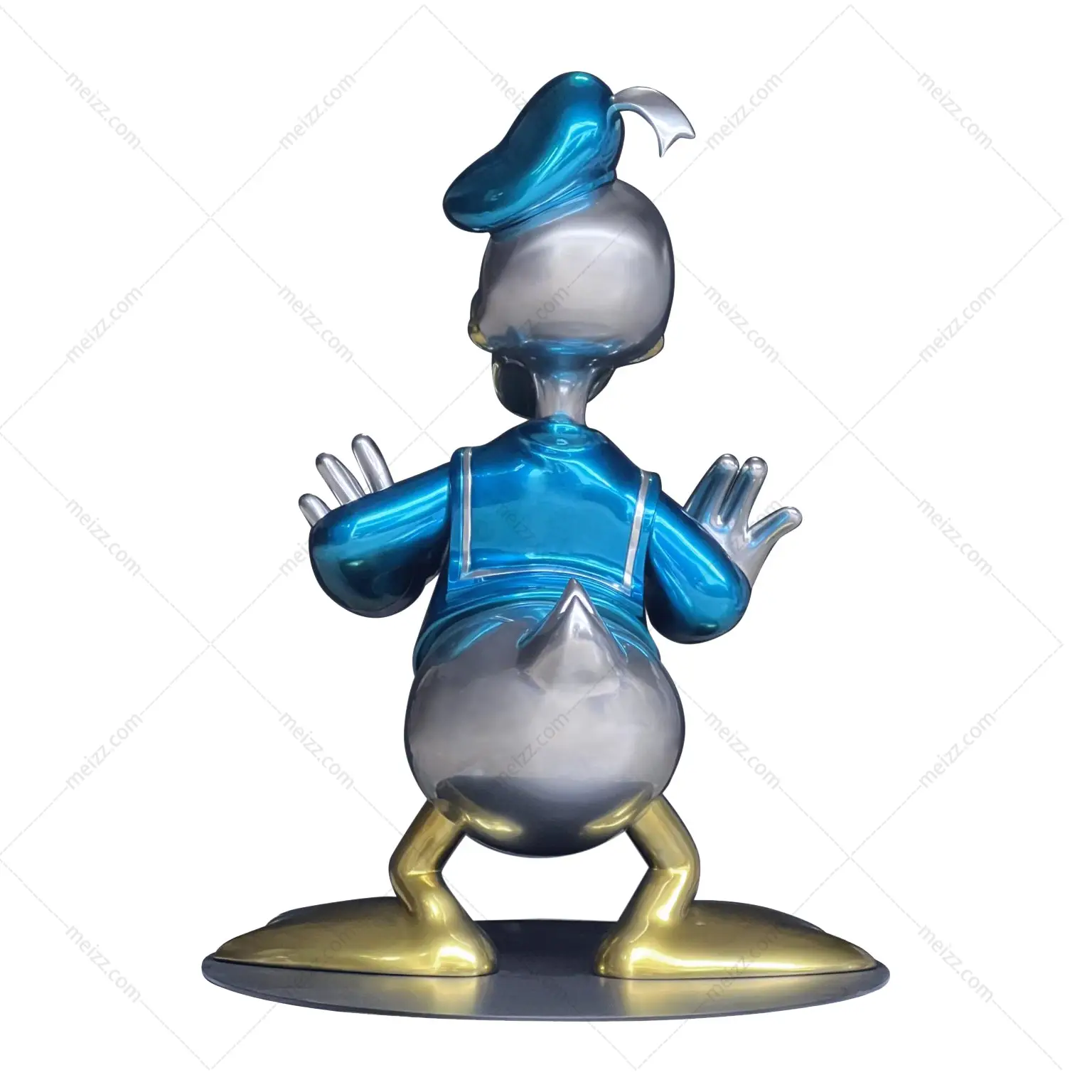 large donald duck statue