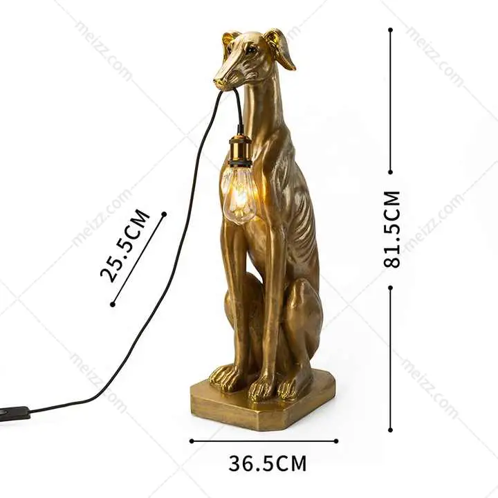 greyhound lamp base