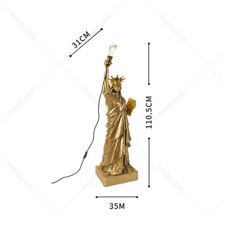 lighting statue of liberty
