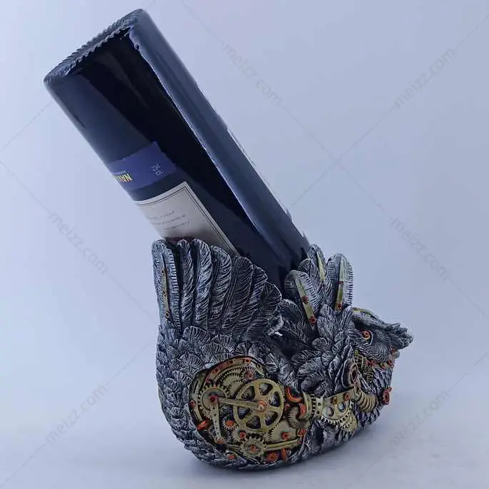 owl wine bottle holder