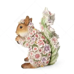 resin squirrel garden ornament