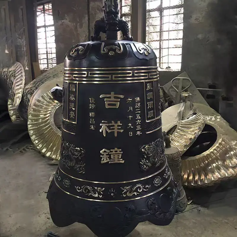 Large buddhist temple bell
