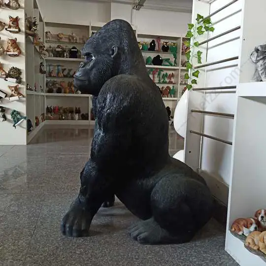 gorilla art statue