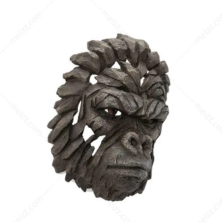 edge sculpture gorilla bust