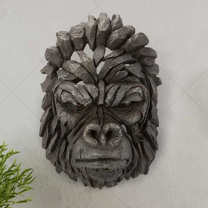 edge sculpture gorilla bust