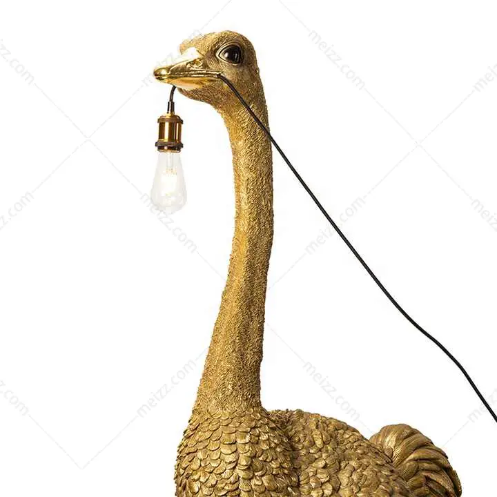 ostrich lamp floor