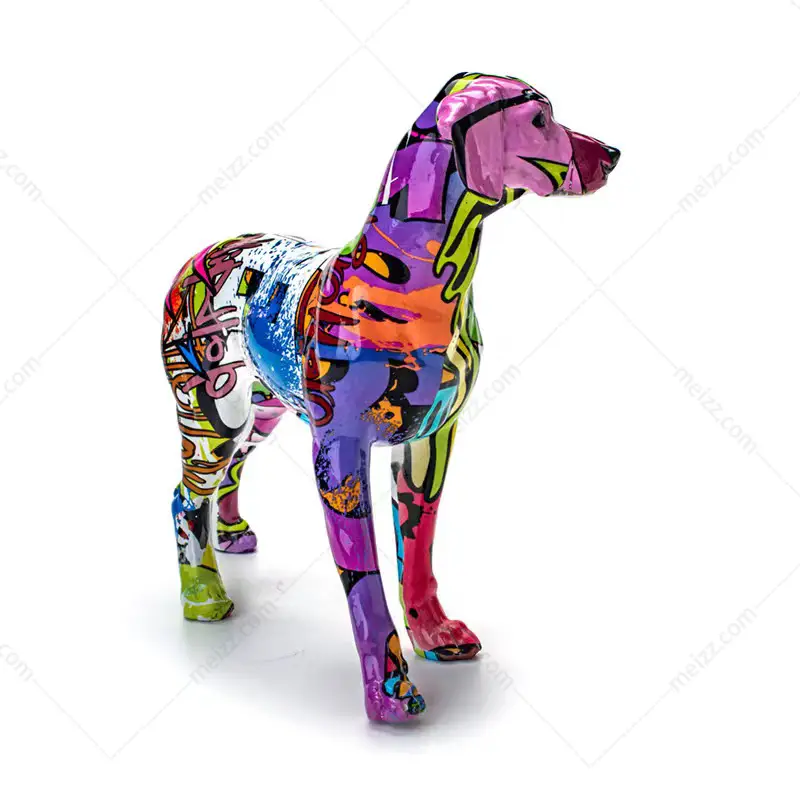 graffiti dog ornament