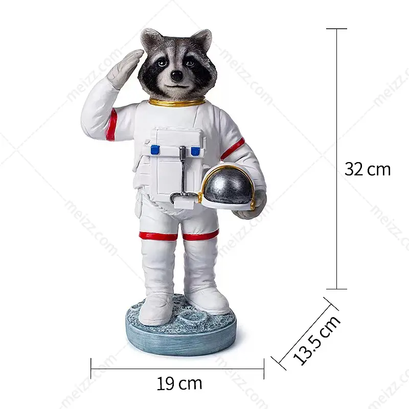 small raccoon figurine
