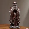 Confucius Wooden Statue