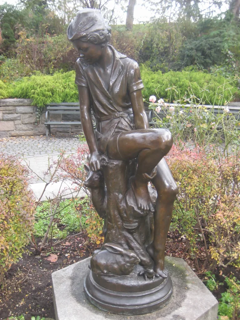 peter pan garden statue