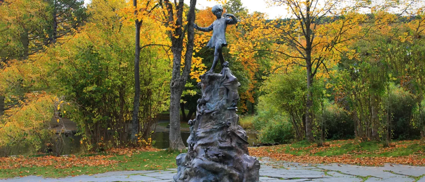 Peter Pan Garden Statue