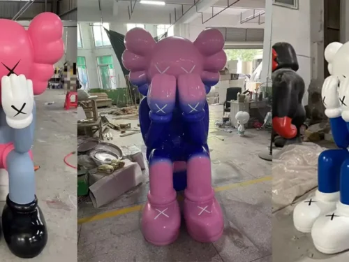 Kaws Figure Sitting Down: The Communication of Unique Emotions