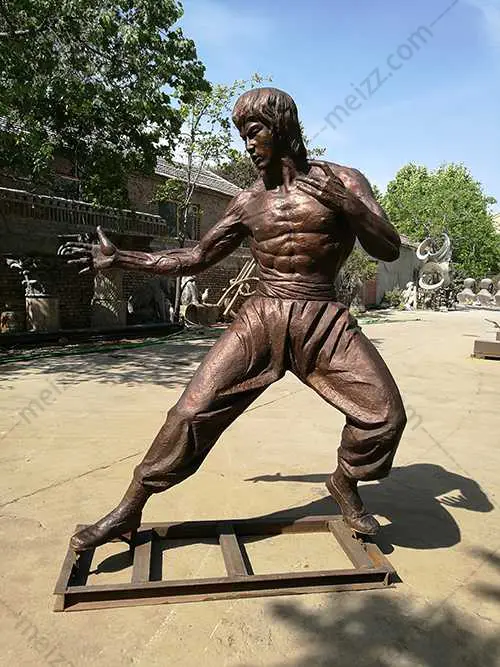 Statue of Bruce Lee in Hong Kong