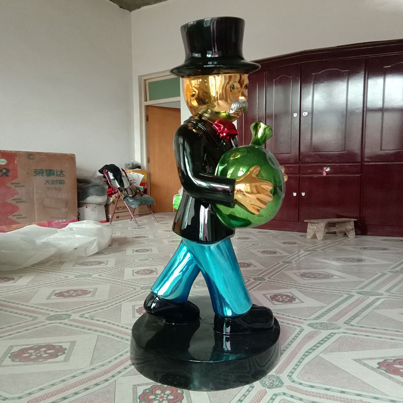 Monopoly Man Statue