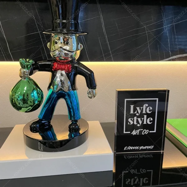 mr monopoly statue