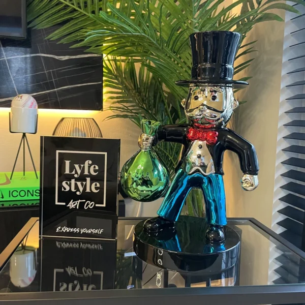 mr monopoly statue