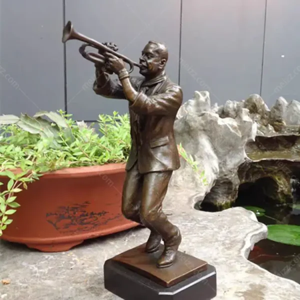 Trumpet Player Statue