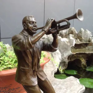 Trumpet Player Statue