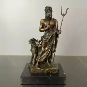 Hades Bronze Statue