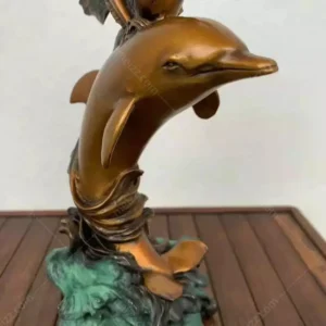 the little mermaid bronze statue