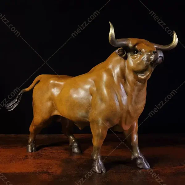 Bronze Cow Statue