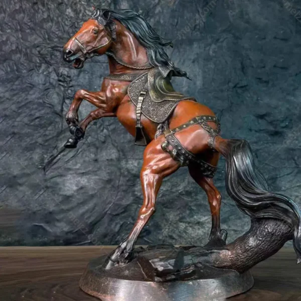 art deco horse sculpture