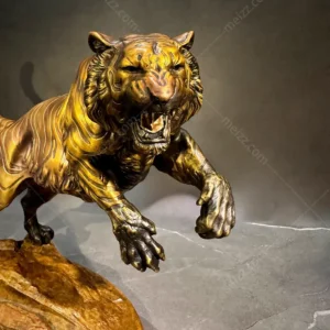 metal tiger statue