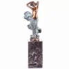 Bronze WomanFigurine Decor