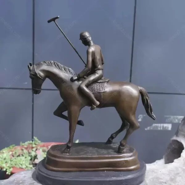 Polo Player Statue