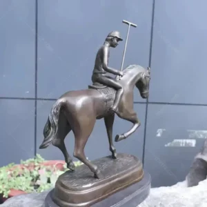 Polo Player Statue