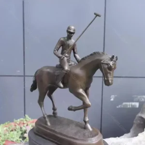 Polo Player Statue