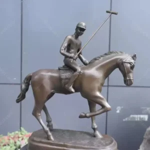 Polo Player Statue